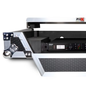 ProX Digital Controller Flight Case W/Wheels For Pioneer DDJ-RZX (Black on Black) - Image 14