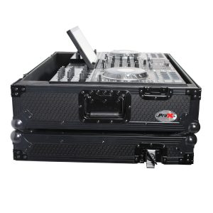 ATA Flight Case For Pioneer PRIME 4 DJ Controller with 1U Rack Space and Wheels - Image 11