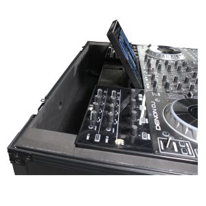 ATA Flight Case For Pioneer PRIME 4 DJ Controller with 1U Rack Space and Wheels - Image 4