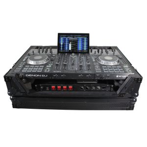ATA Flight Case For Pioneer PRIME 4 DJ Controller with 1U Rack Space and Wheels - Image 5