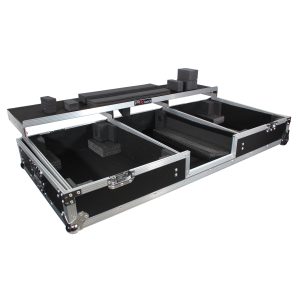 Flight Coffin Case For Rane 72 Mixer and 2 Turntables in Battle Mode W-Laptop Shelf - Image 6