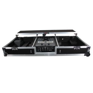 Flight Coffin Case For Rane 72 Mixer and 2 Turntables in Battle Mode W-Laptop Shelf - Image 4