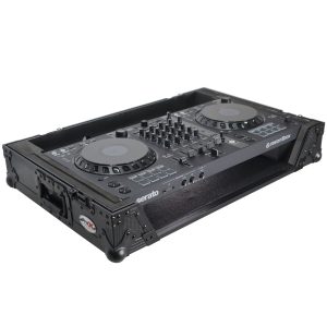 ATA Flight Case for Pioneer DDJ-FLX6 SX3 DJ Controller with 1U Rack Space and Wheels - Black - Image 5