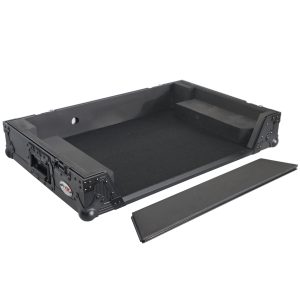 ATA Flight Case for Pioneer DDJ-FLX6 SX3 DJ Controller with 1U Rack Space and Wheels - Black - Image 7