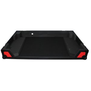 ProX Flight Case For Pioneer DDJ-RZX Digital Controller W-Wheels | Black on Red