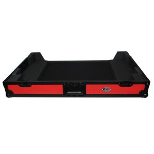 ProX Flight Case For Pioneer DDJ-RZX Digital Controller W-Wheels | Black on Red - Image 3