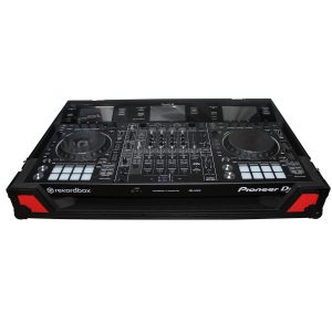 ProX Flight Case For Pioneer DDJ-RZX Digital Controller W-Wheels | Black on Red - Image 4