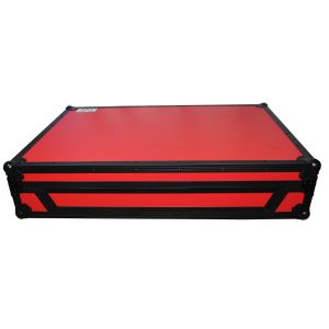 ProX Flight Case For Pioneer DDJ-RZX Digital Controller W-Wheels | Black on Red - Image 11