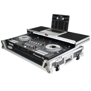Flight Case For Pioneer DDJ-SZ DDJ-RZ Digital Controller W-Laptop Shelf and Wheels - Image 5