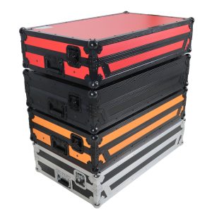 Flight Case For Pioneer DDJ-SZ DDJ-RZ Digital Controller W-Laptop Shelf & Wheels | Black on Black - Image 15