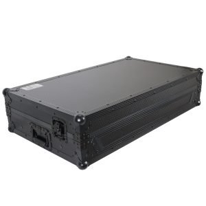 Flight Case For Pioneer DDJ-SZ DDJ-RZ Digital Controller W-Laptop Shelf & Wheels | Black on Black - Image 11