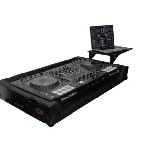 Flight Case For Pioneer DDJ-SZ2 Digital Controller W-Wheels | Black on Black - Image 6