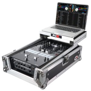 Flight Case for Pioneer DJM-S11 Mixer with Sliding Laptop Shelf - Image 4