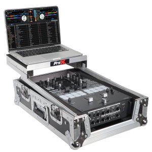 Flight Case for Pioneer DJM-S11 Mixer with Sliding Laptop Shelf - Image 5