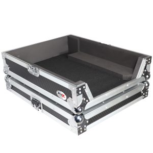 ATA Style Hard Travel Case for Pioneer DJM-V10 6 Channel DJ Mixer - Silver on Black - Image 9