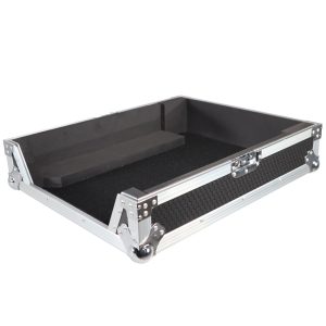 ATA Style Hard Travel Case for Pioneer DJM-V10 6 Channel DJ Mixer - Silver on Black - Image 13