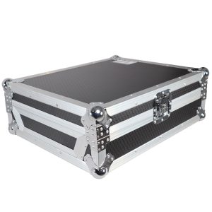 ATA Style Hard Travel Case for Pioneer DJM-V10 6 Channel DJ Mixer - Silver on Black - Image 15