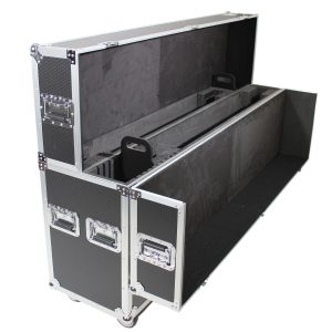 Universal Case for Flat Panel Monitor LED-LCD-Plasma TV Dual 55" to 70" Adjustable Flight Case W-4 Inch Casters - Image 5