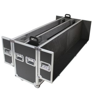 Universal Case for Flat Panel Monitor LED-LCD-Plasma TV Dual 55" to 70" Adjustable Flight Case W-4 Inch Casters - Image 9