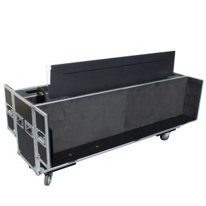 Universal Case for Flat Panel Monitor LED-LCD-Plasma TV Dual 55" to 70" Adjustable Flight Case W-4 Inch Casters - Image 4