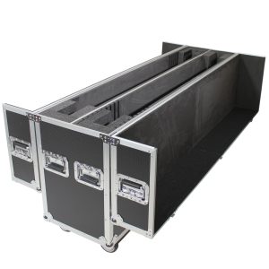 Universal Case for Flat Panel Monitor LED-LCD-Plasma TV Dual 55" to 70" Adjustable Flight Case W-4 Inch Casters - Image 7
