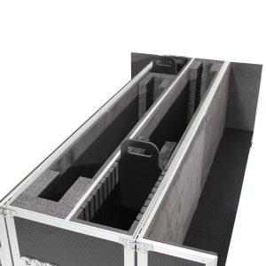 Universal Case for Flat Panel Monitor LED-LCD-Plasma TV Dual 55" to 70" Adjustable Flight Case W-4 Inch Casters - Image 10