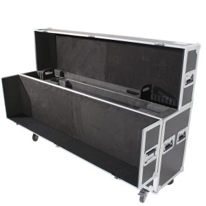 Universal Case for Flat Panel Monitor LED-LCD-Plasma TV Dual 55" to 70" Adjustable Flight Case W-4 Inch Casters - Image 6