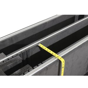 Universal Case for Flat Panel Monitor LED-LCD-Plasma TV Dual 55" to 70" Adjustable Flight Case W-4 Inch Casters - Image 16