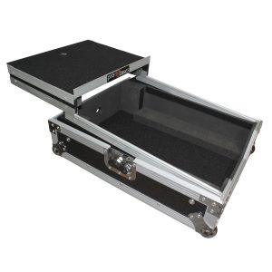 Mixer ATA Flight Hard Case for Large Format 12" Universal DJ Mixer with Laptop Shelf - Image 3