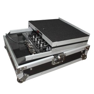 Mixer ATA Flight Hard Case for Large Format 12" Universal DJ Mixer with Laptop Shelf - Image 8