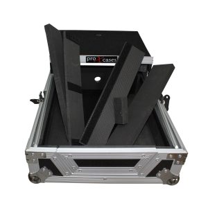 Mixer ATA Flight Hard Case for Large Format 12" Universal DJ Mixer with Laptop Shelf - Image 15