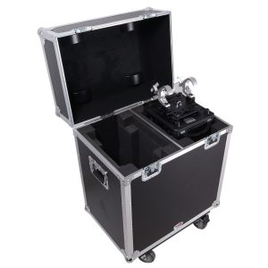 Moving Head Lighting Road Case for ADJ Hydro Beam X12 Vizi Beam 12RX Fits 2 Units with 4" Casters - Image 3