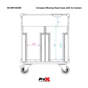 Fits Vizi Beam RXONE & Intimidator Spot 260 Style Moving Head Lighting Case for 2 Units - Image 11