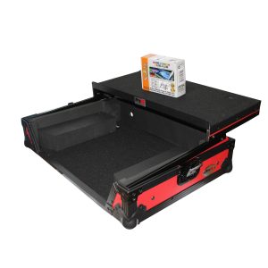 ProX Digital Controller Flight Case W/Sliding Laptop Shelf for Numark NS6II - Image 4