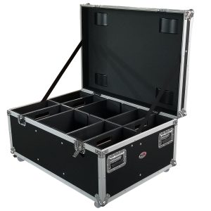 Par Can Utility Case W-Wheels Will Hold 6 Large or 12 Slim LED Par Lights - Image 8