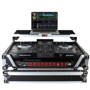 ATA Flight Case For Denon PRIME 2 DJ Controller with Laptop Shelf - Image 4
