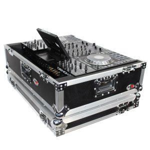 ATA Flight Case For Denon PRIME 4 DJ Controller with 2U Rack Space and Wheels - Image 4