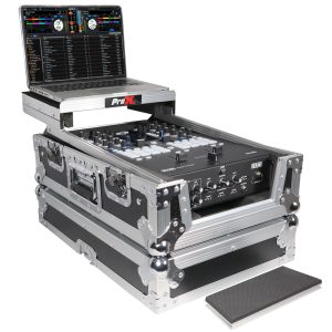 11" DJ Mixer Road Case W/Laptop Shelf for Rane 72 and Rane Seventy - Image 3