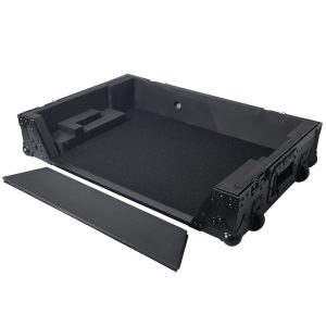 Flight Case For RANE ONE DJ Controller with 1U Rack and Wheels - Black/Black - Image 7