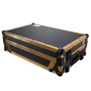 ATA Flight Style Road Case for RANE ONE DJ Controller with Laptop Shelf in Limited Edition Gold - Image 14