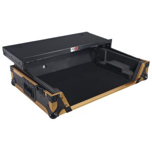 ATA Flight Style Road Case for RANE ONE DJ Controller with Laptop Shelf in Limited Edition Gold - Image 11