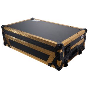 ATA Flight Style Road Case for RANE ONE DJ Controller with Laptop Shelf in Limited Edition Gold - Image 12