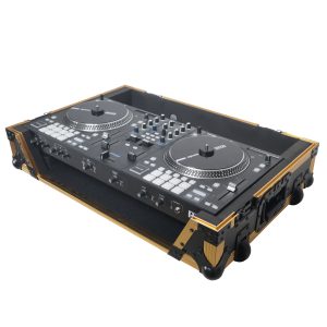 ATA Flight Style Road Case for RANE ONE DJ Controller with Wheels Limited Edition Gold - Image 4