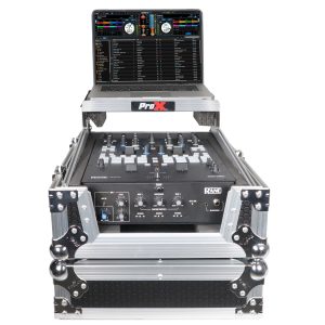 11" DJ Mixer Road Case W/Laptop Shelf for Rane 72 and Rane Seventy - Image 6