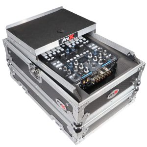 11" DJ Mixer Road Case W/Laptop Shelf for Rane 72 and Rane Seventy - Image 7