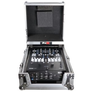 11" DJ Mixer Road Case W/Laptop Shelf for Rane 72 and Rane Seventy - Image 14