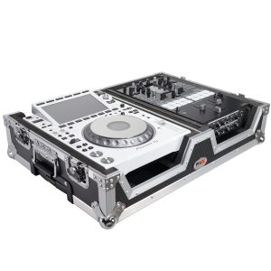 Single CD Player & 12" Mixer Case W/Low Profile Wheels and Retractable Handle - Image 4