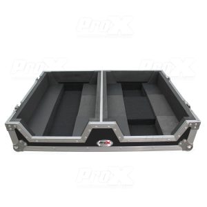 Single CD Player & 12" Mixer Case W/Low Profile Wheels and Retractable Handle - Image 8