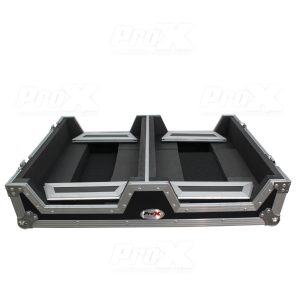 Single CD Player & 12" Mixer Case W/Low Profile Wheels and Retractable Handle - Image 9
