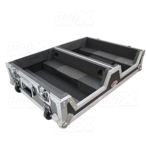 Single CD Player & 12" Mixer Case W/Low Profile Wheels and Retractable Handle - Image 10